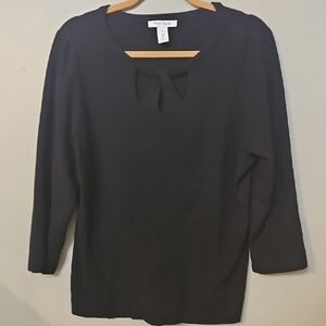 White House Black Market Black Sweater